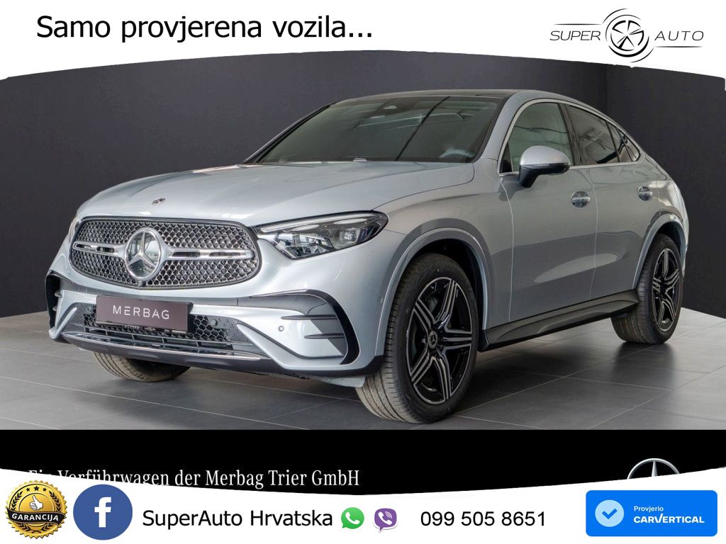 Mercedes GLC Coupe 220d (197 KS) 4MATIC 9G-TRONIC ACC+GR SJED+360+PANO