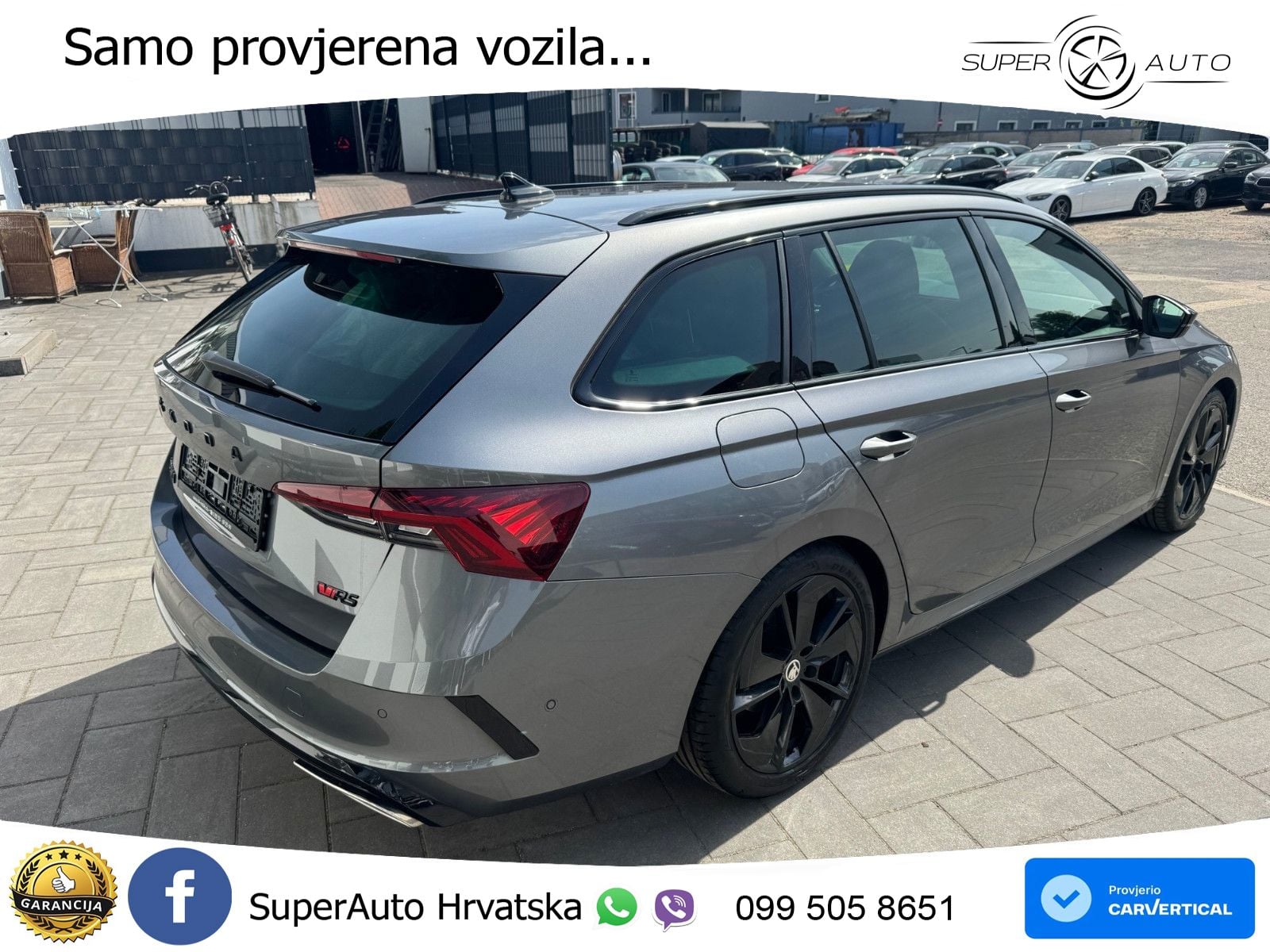 Škoda Octavia Combi RS 2.0 TDI (200 KS) DSG LED+GR SJED+ACC