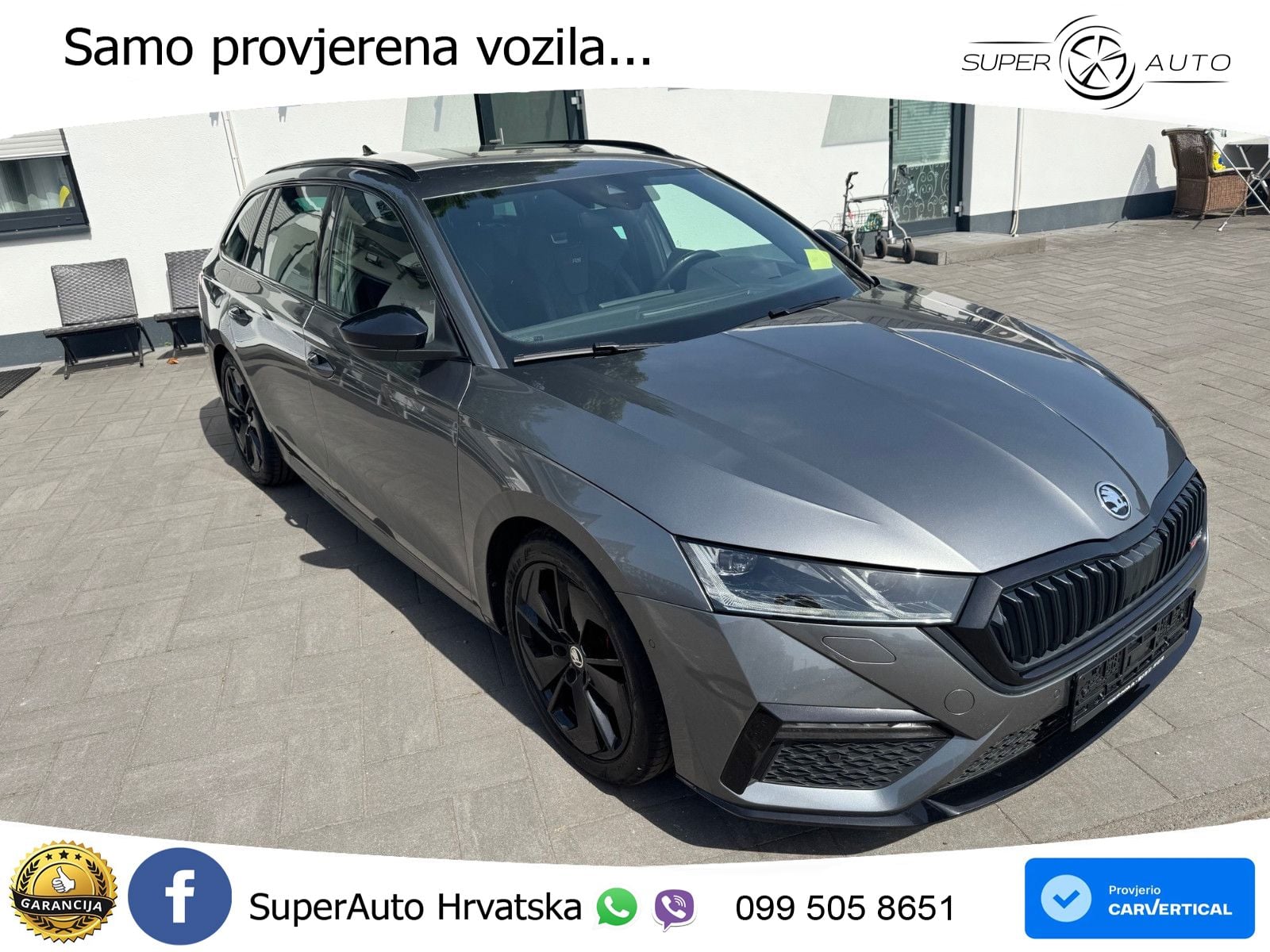 Škoda Octavia Combi RS 2.0 TDI (200 KS) DSG LED+GR SJED+ACC
