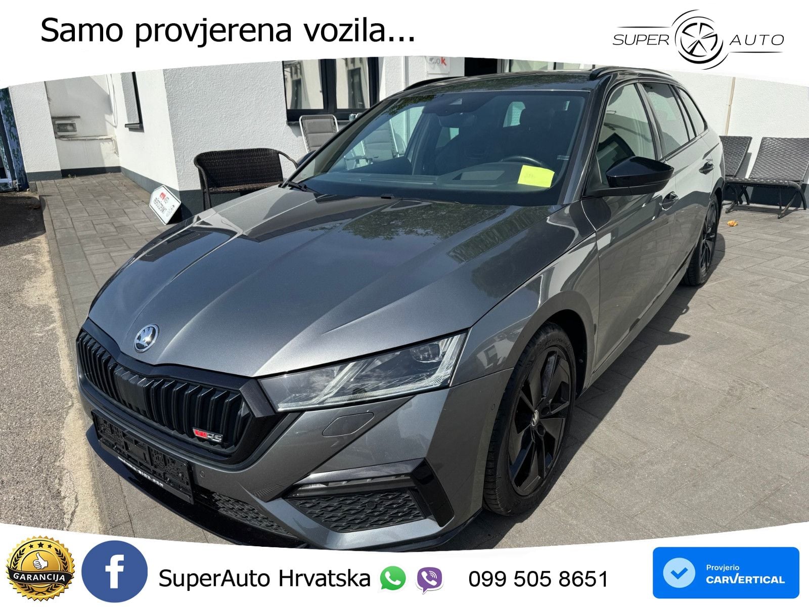 Škoda Octavia Combi RS 2.0 TDI (200 KS) DSG LED+GR SJED+ACC
