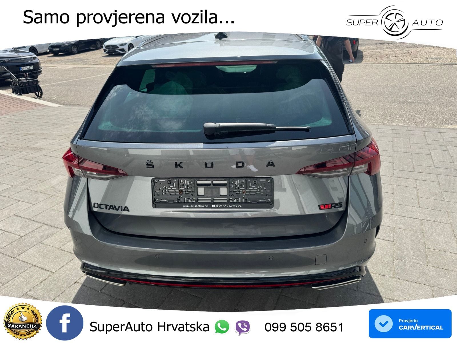 Škoda Octavia Combi RS 2.0 TDI (200 KS) DSG LED+GR SJED+ACC