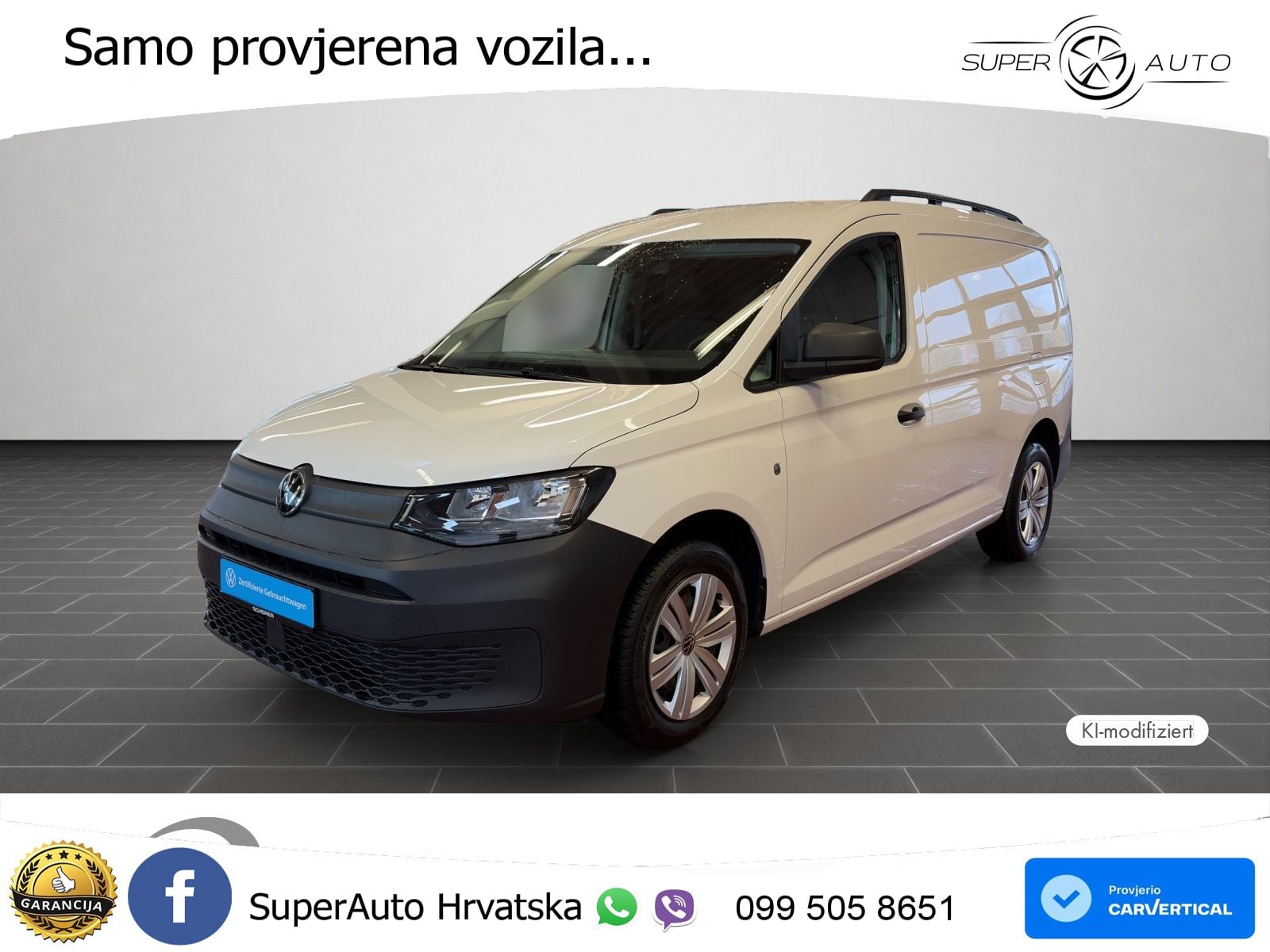 Volkswagen Caddy Maxi Cargo KaWa Maxi LR 2.0 TDI *Sitzh*Kam 122 KS