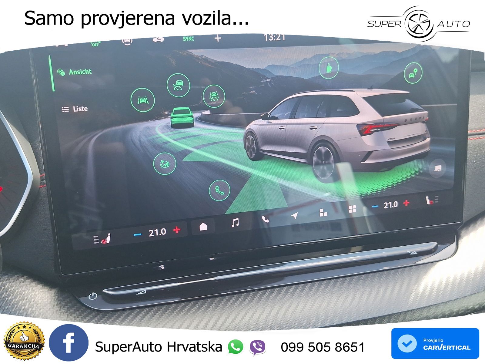 Škoda Octavia Combi RS 2.0 TSI (265 KS) DSG MATRIX+GR SJED+KAM