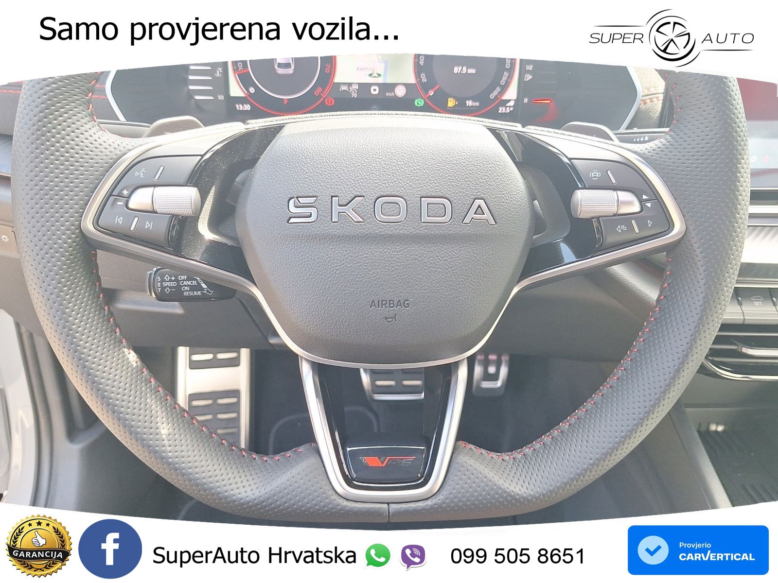 Škoda Octavia Combi RS 2.0 TSI (265 KS) DSG MATRIX+GR SJED+KAM