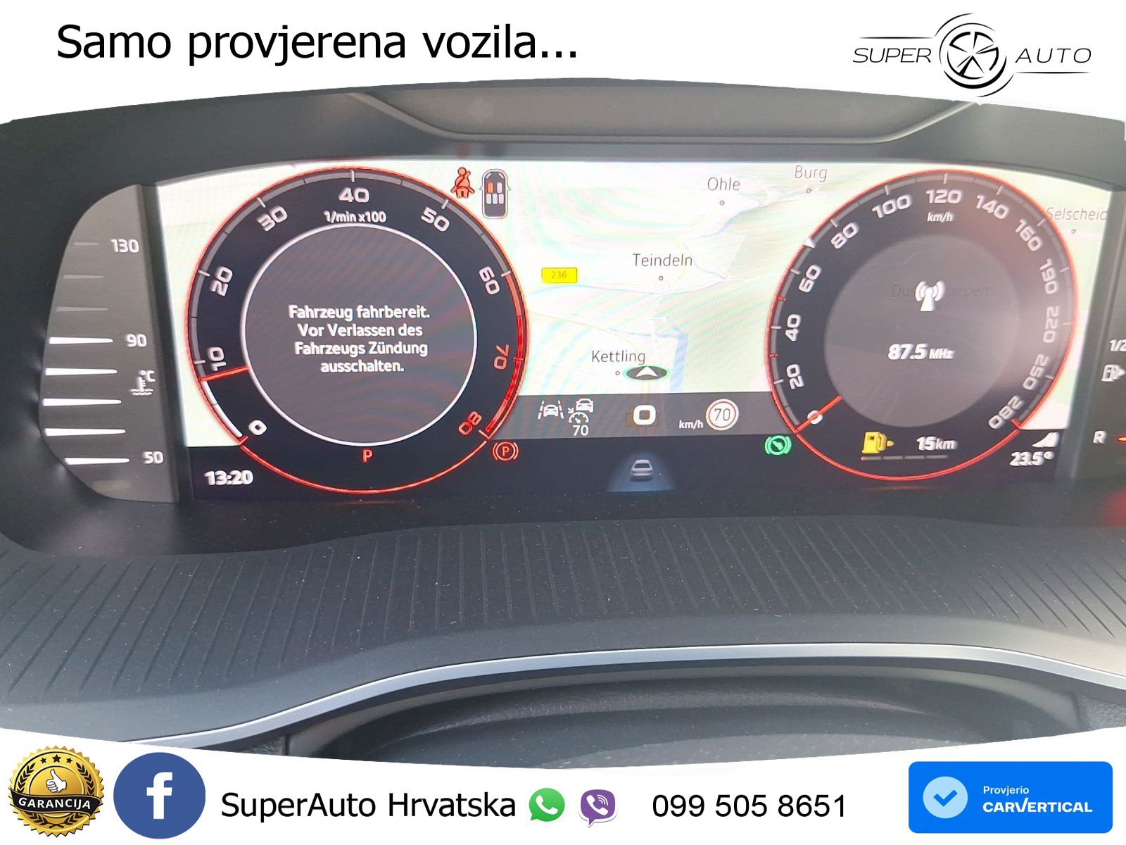 Škoda Octavia Combi RS 2.0 TSI (265 KS) DSG MATRIX+GR SJED+KAM