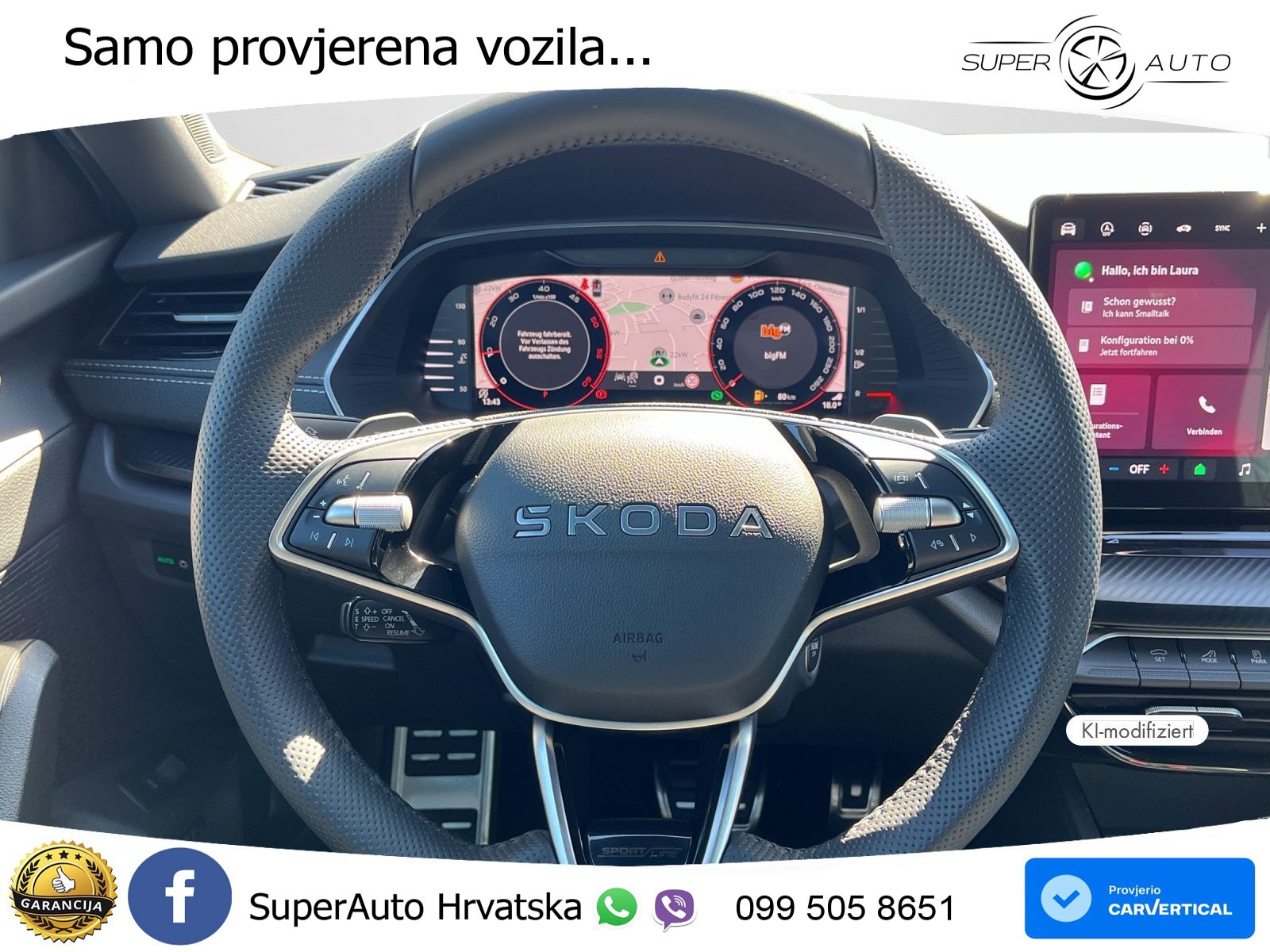 Škoda Octavia Combi 2.0 TDI (150 KS) DSG SportLine LED+GR SJED+ACC