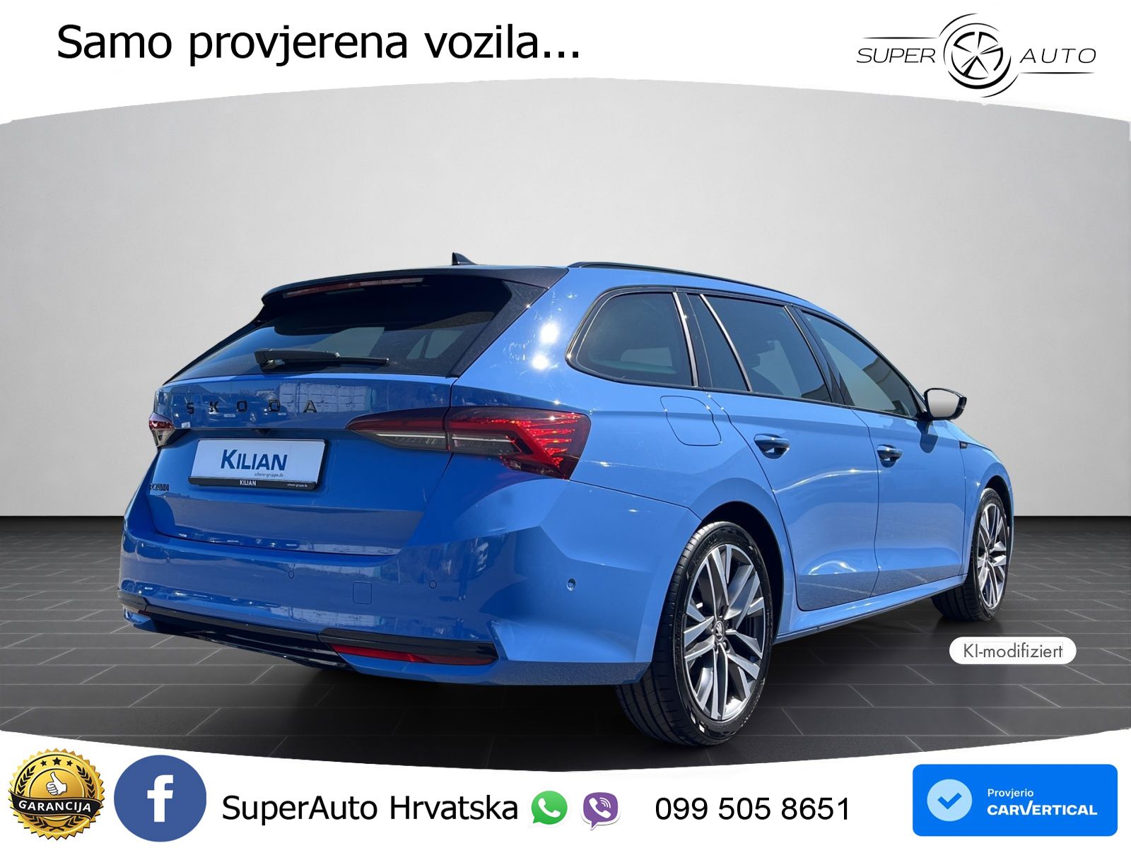 Škoda Octavia Combi 2.0 TDI (150 KS) DSG SportLine LED+GR SJED+ACC