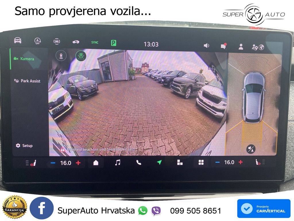 Škoda Octavia Combi 2.0 TDI (150 KS) DSG MATRIX+GR SJED+KAM
