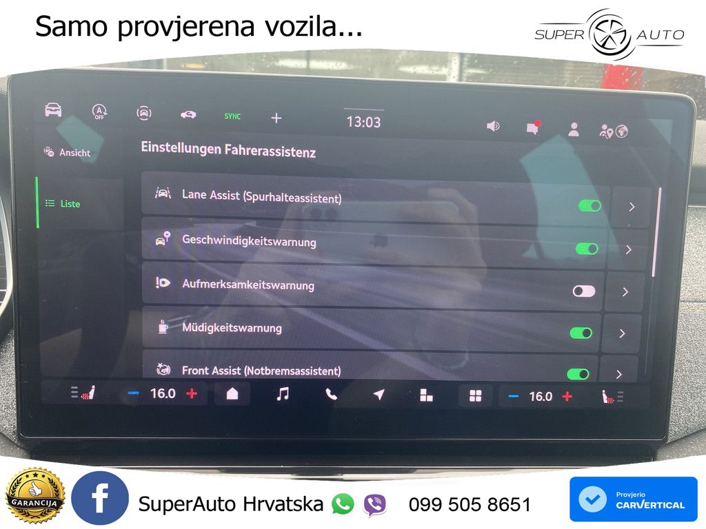 Škoda Octavia Combi 2.0 TDI (150 KS) DSG MATRIX+GR SJED+KAM