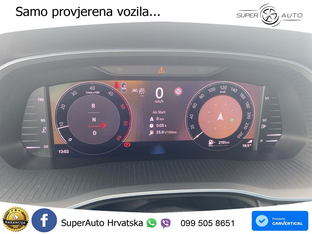 Škoda Octavia Combi 2.0 TDI (150 KS) DSG MATRIX+GR SJED+KAM