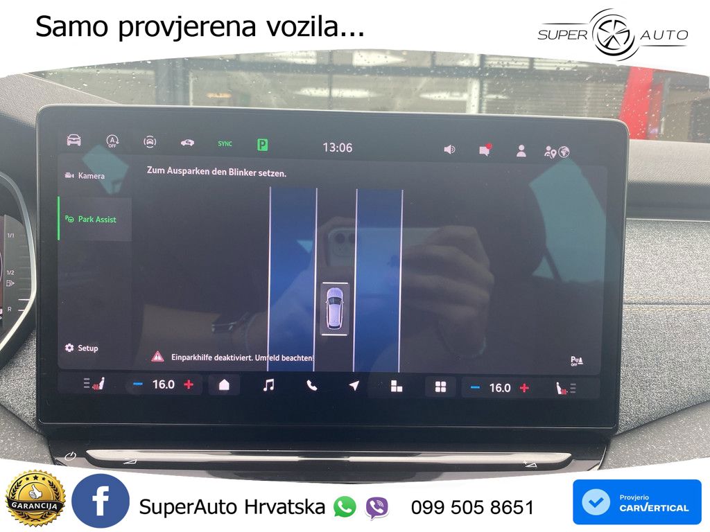 Škoda Octavia Combi 2.0 TDI (150 KS) DSG MATRIX+GR SJED+KAM