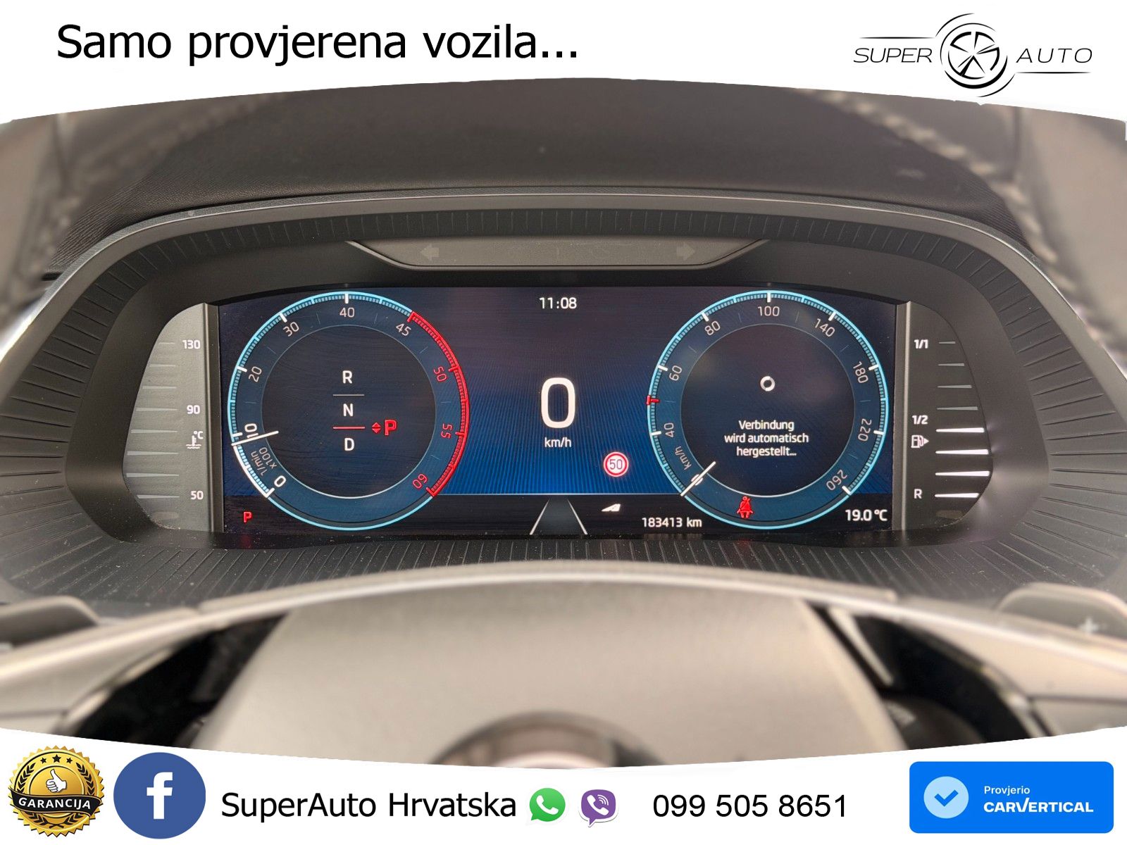 Škoda Octavia Combi 2.0 TDI (150 KS) DSG LED+GR SJED+ACC