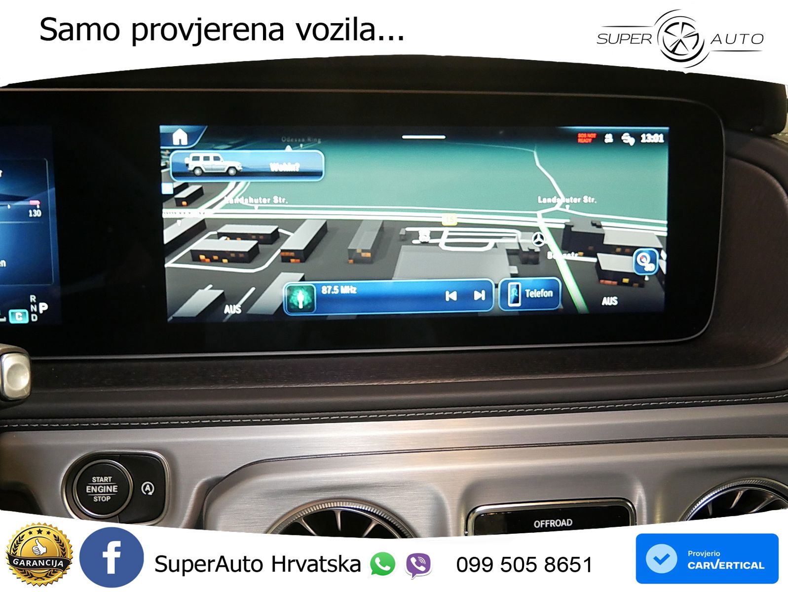 Mercedes G 450d Long (367 KS) 4MATIC 9G-TRONIC AMG LED+GR SJED+ACC