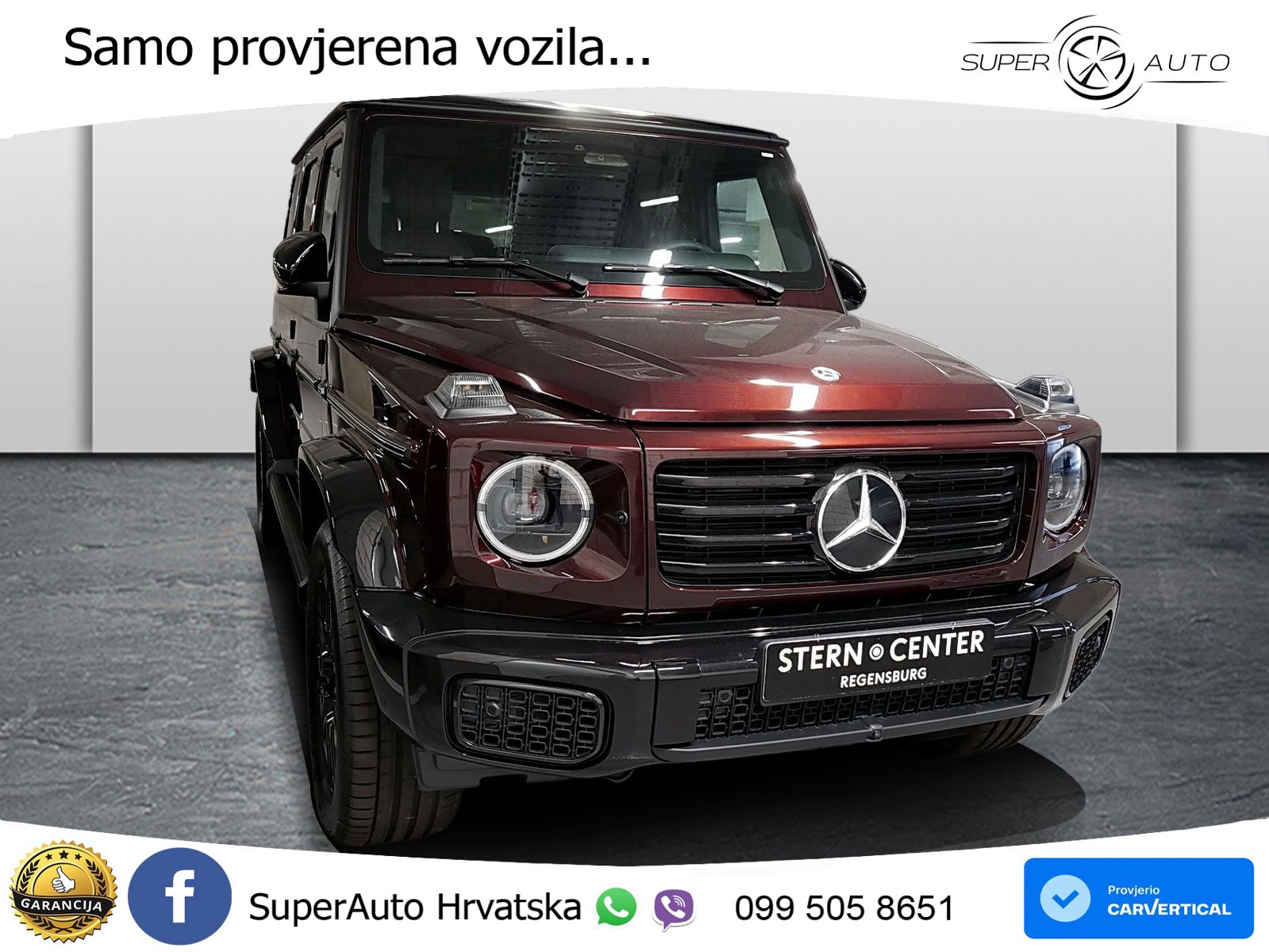 Mercedes G 450d Long (367 KS) 4MATIC 9G-TRONIC AMG LED+GR SJED+ACC