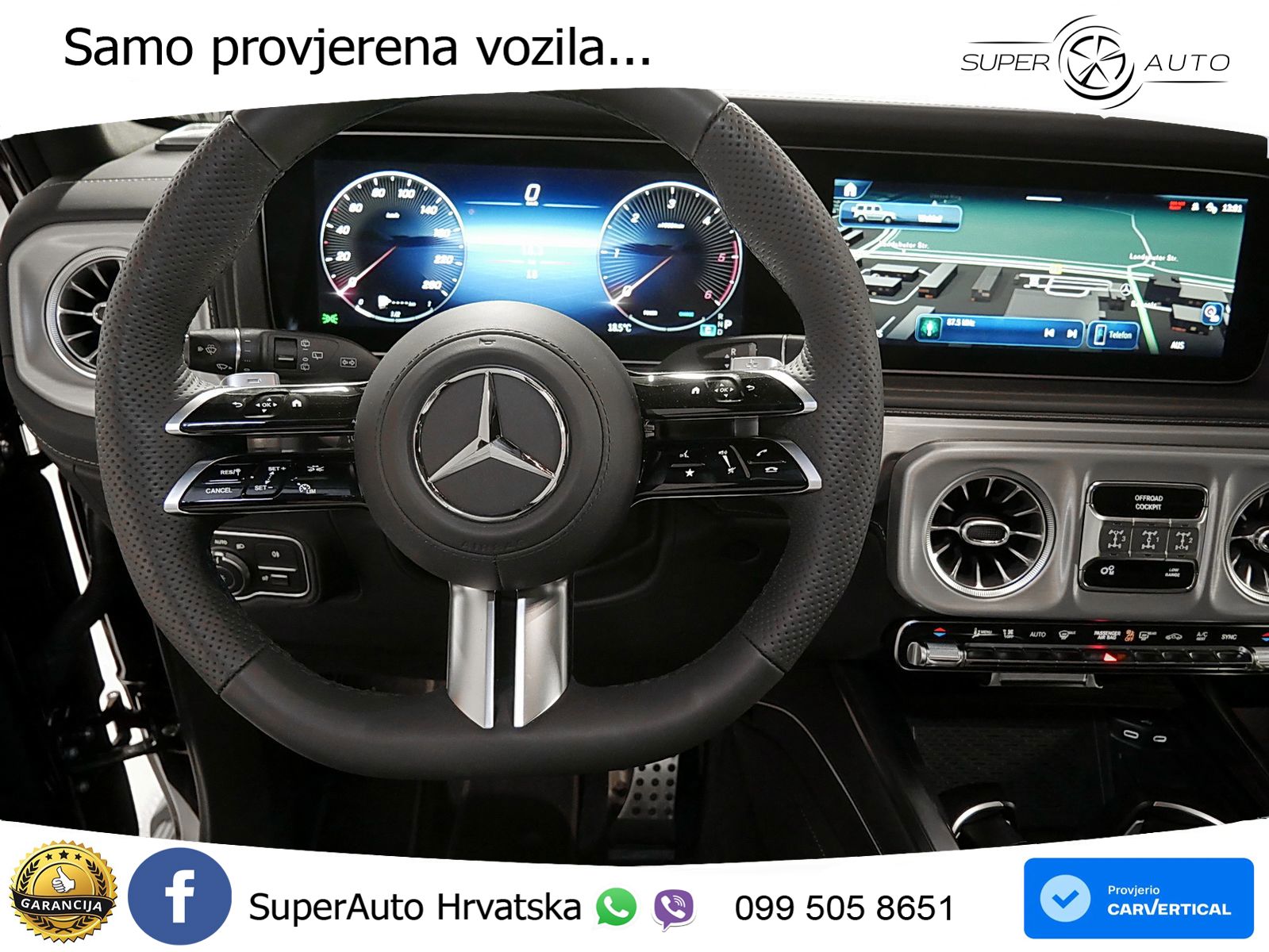 Mercedes G 450d Long (367 KS) 4MATIC 9G-TRONIC AMG LED+GR SJED+ACC