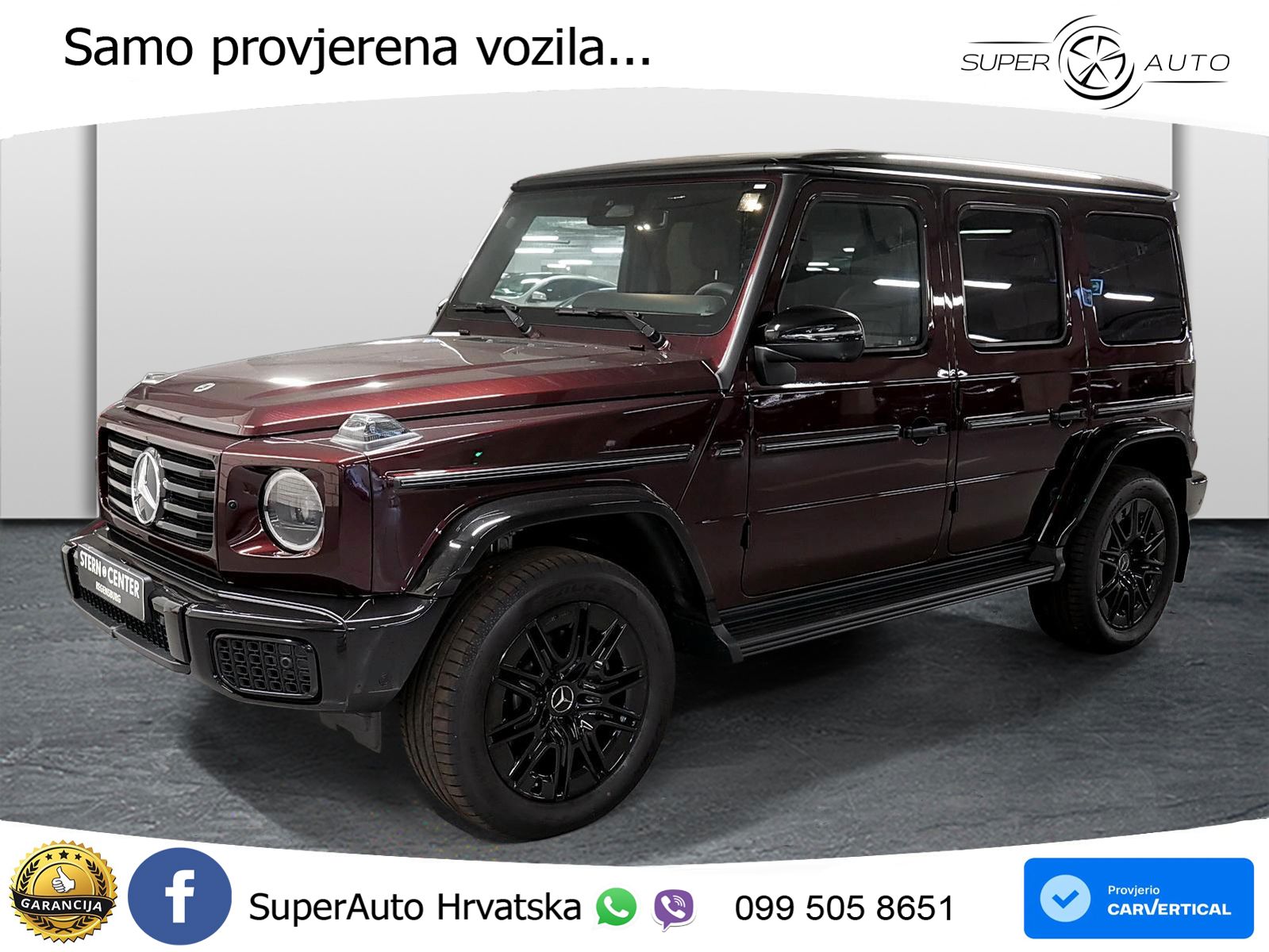 Mercedes G 450d Long (367 KS) 4MATIC 9G-TRONIC AMG LED+GR SJED+ACC