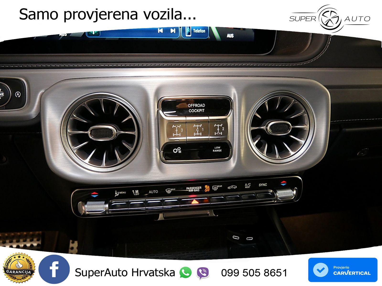 Mercedes G 450d Long (367 KS) 4MATIC 9G-TRONIC AMG LED+GR SJED+ACC