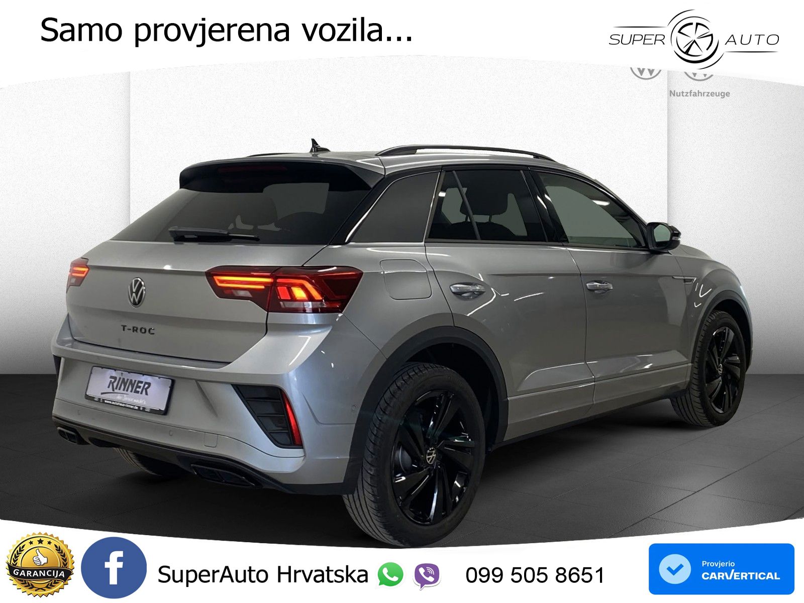 Volkswagen T-Roc 1.5 TSI (150 KS) DSG LED+GR SJED+ACC