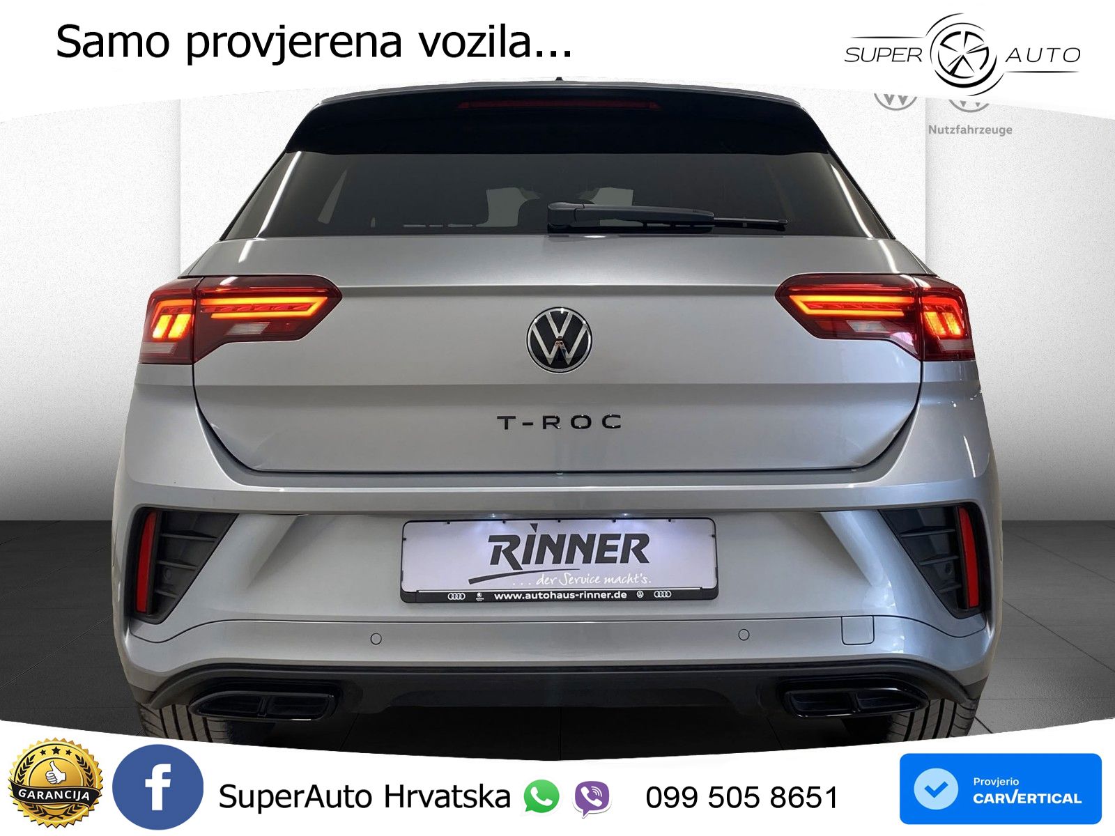 Volkswagen T-Roc 1.5 TSI (150 KS) DSG LED+GR SJED+ACC