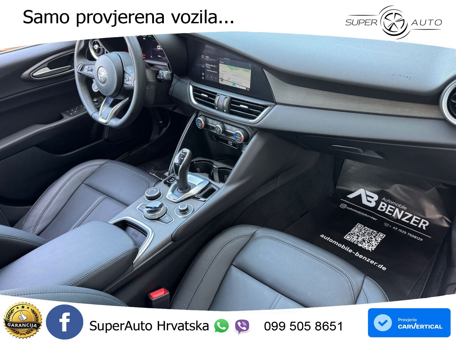 Alfa Romeo Giulia 2.0 Turbo (280 KS) Q4 Automatic LED+GR SJED+ACC