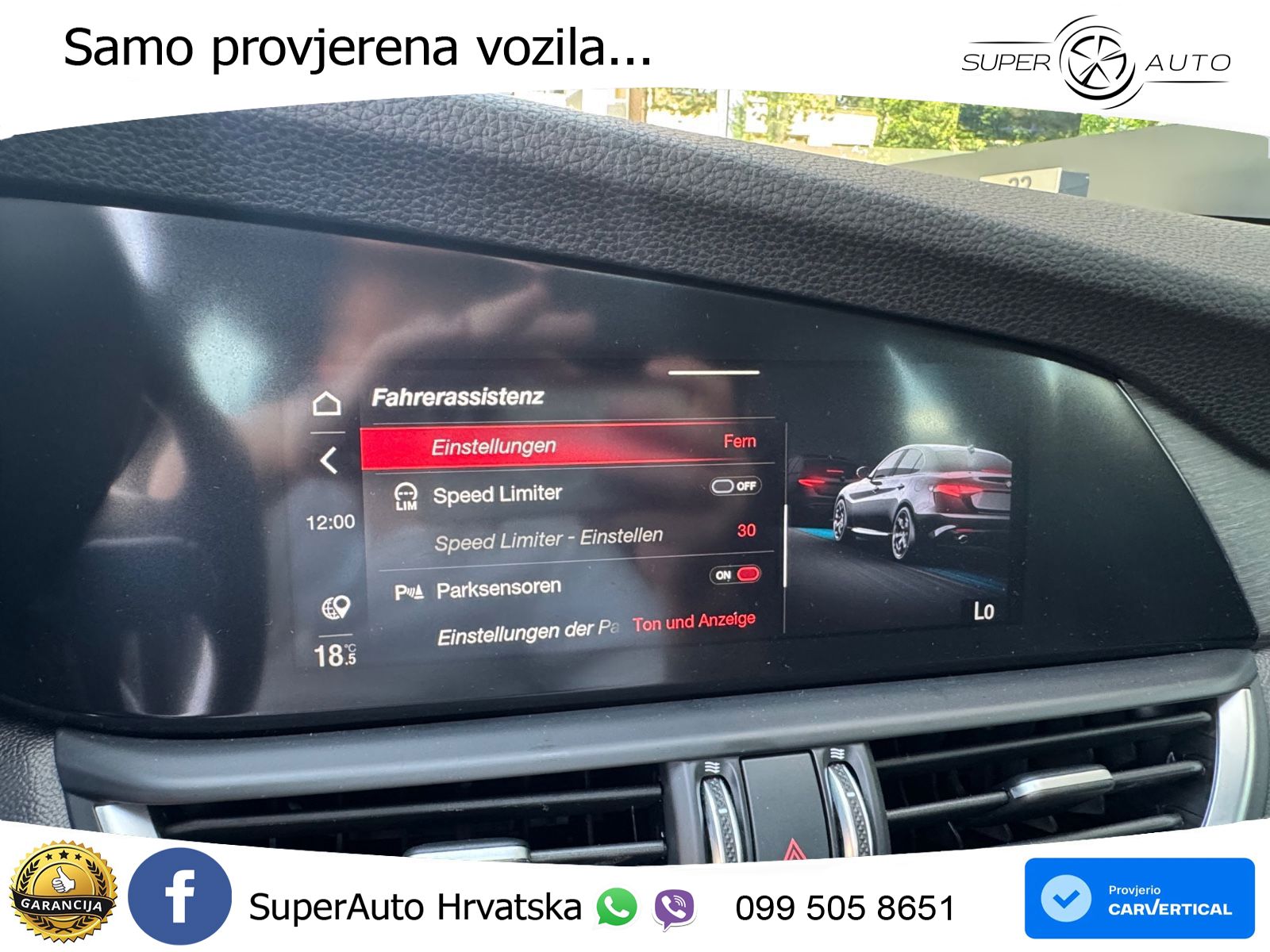 Alfa Romeo Giulia 2.0 Turbo (280 KS) Q4 Automatic LED+GR SJED+ACC