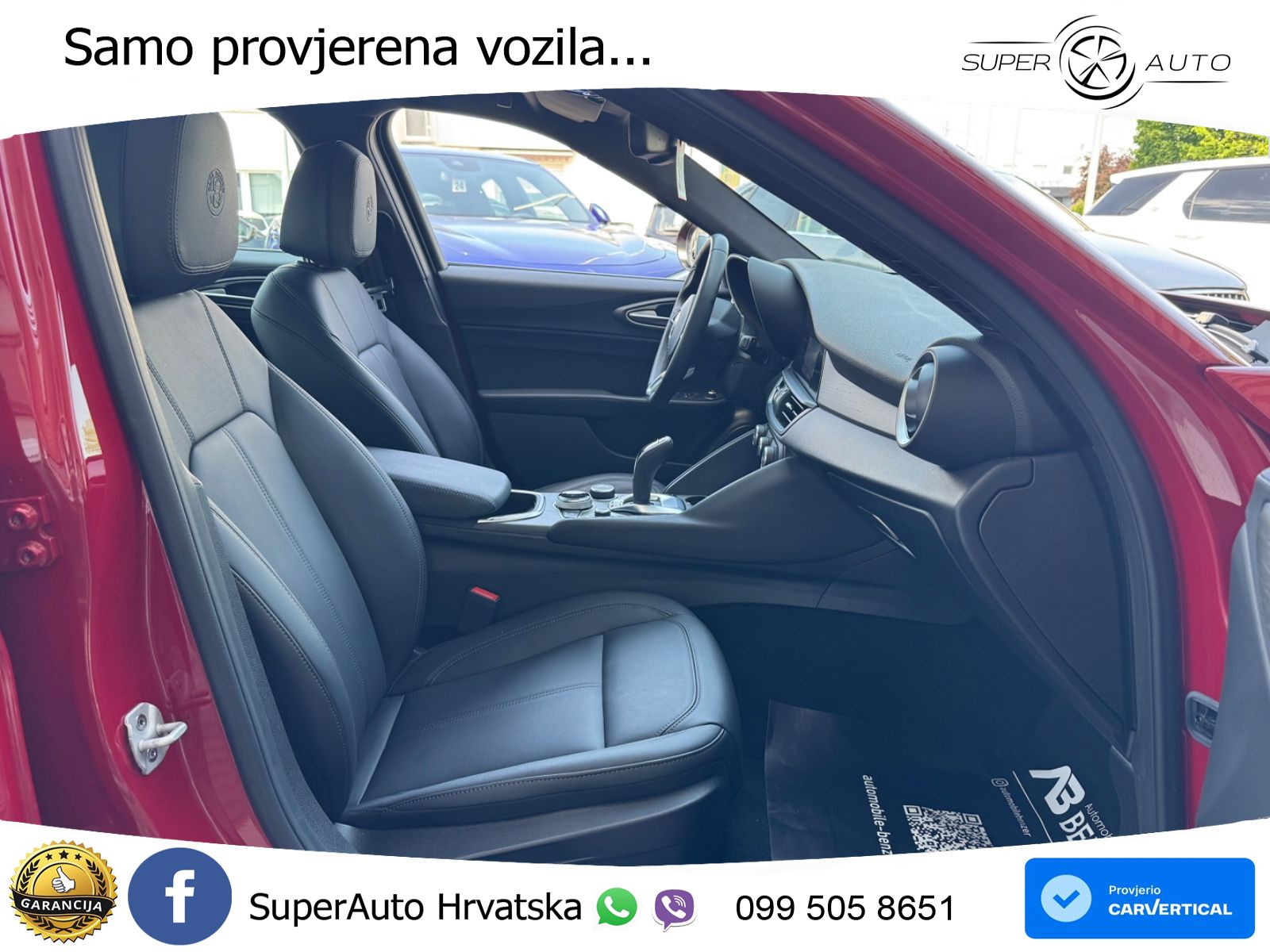 Alfa Romeo Giulia 2.0 Turbo (280 KS) Q4 Automatic LED+GR SJED+ACC