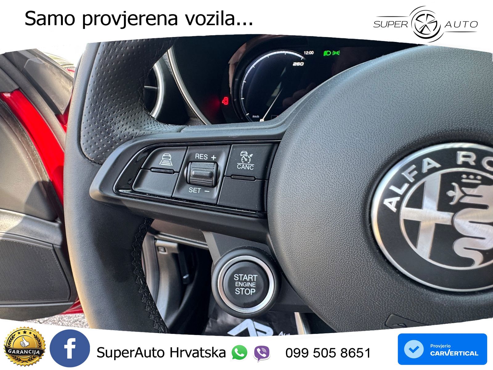 Alfa Romeo Giulia 2.0 Turbo (280 KS) Q4 Automatic LED+GR SJED+ACC