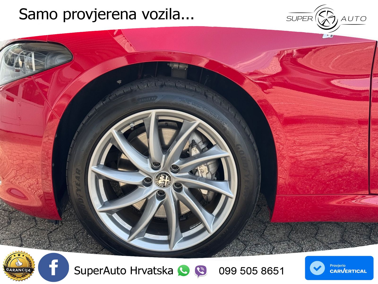 Alfa Romeo Giulia 2.0 Turbo (280 KS) Q4 Automatic LED+GR SJED+ACC