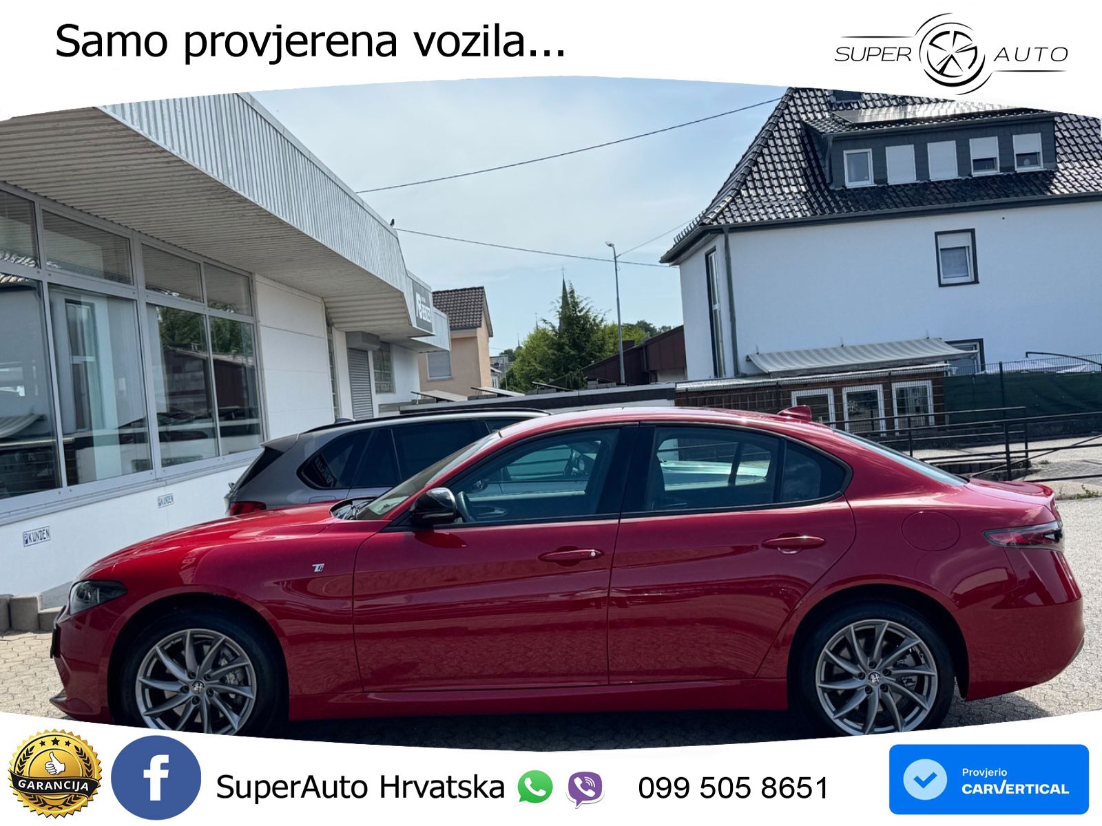Alfa Romeo Giulia 2.0 Turbo (280 KS) Q4 Automatic LED+GR SJED+ACC