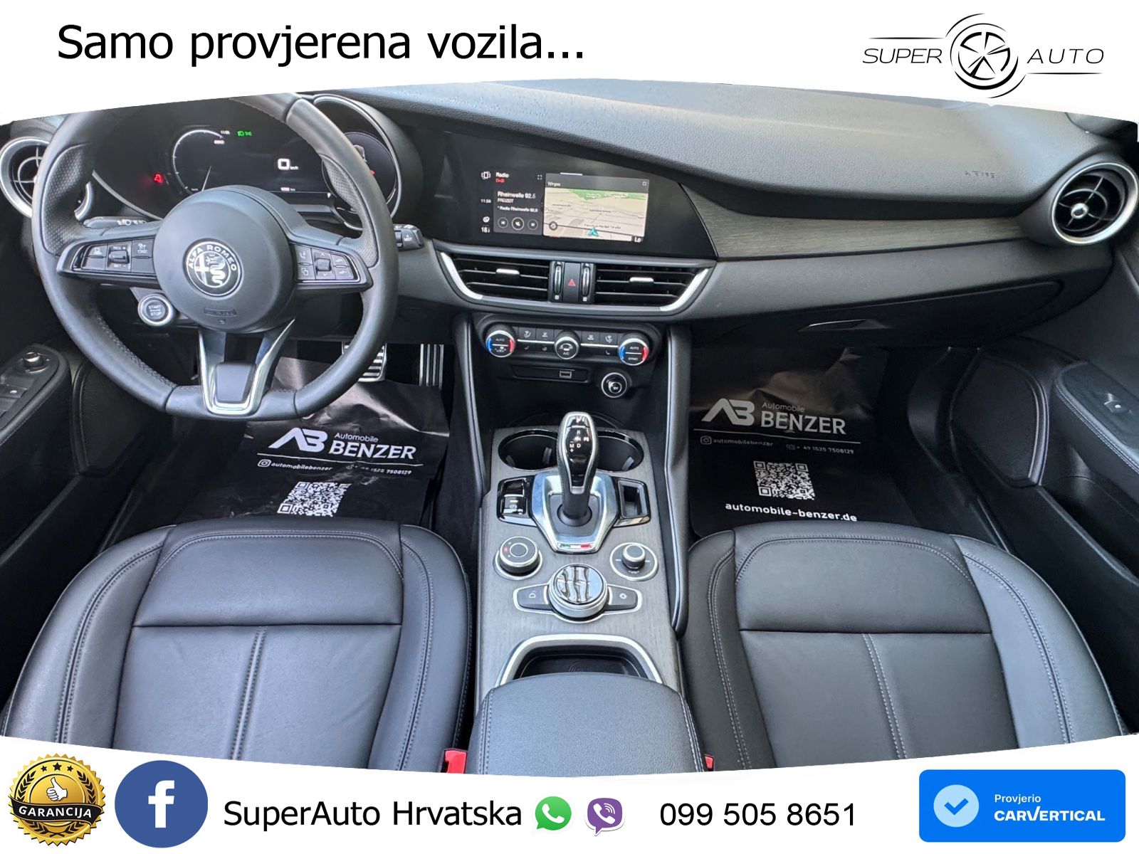 Alfa Romeo Giulia 2.0 Turbo (280 KS) Q4 Automatic LED+GR SJED+ACC