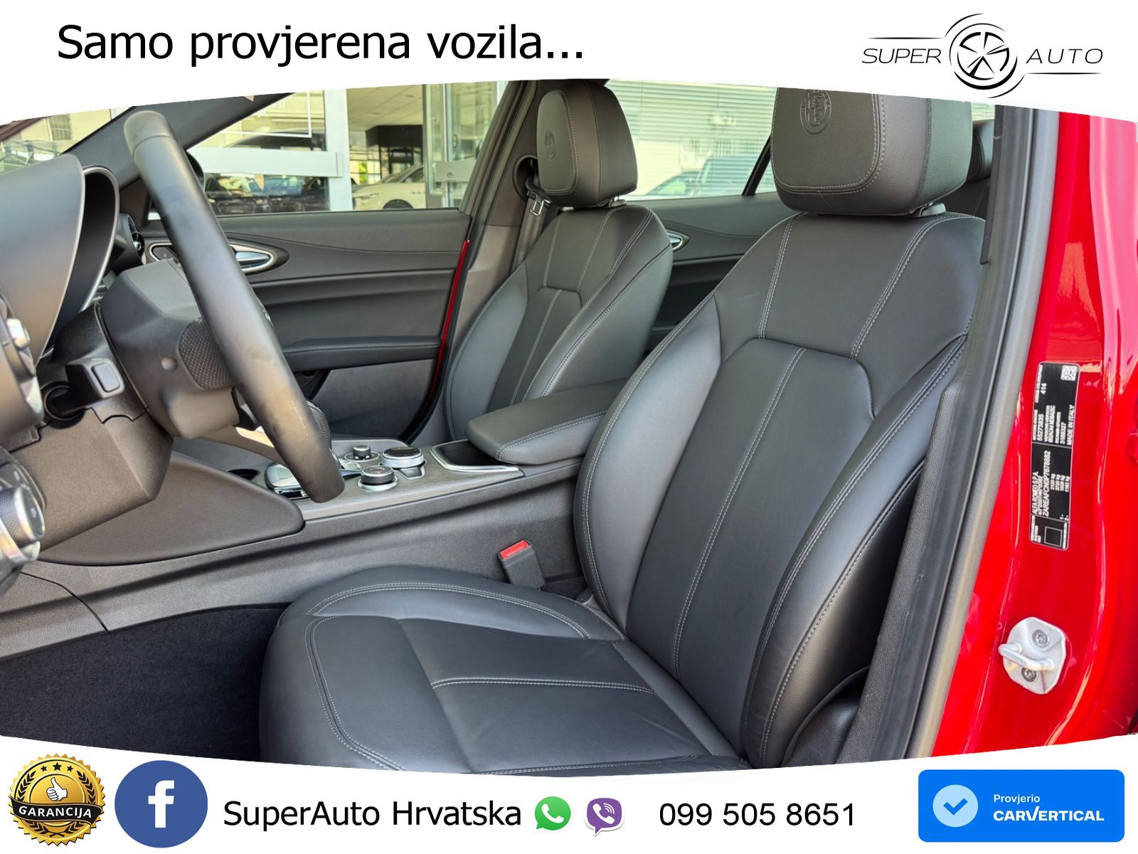 Alfa Romeo Giulia 2.0 Turbo (280 KS) Q4 Automatic LED+GR SJED+ACC