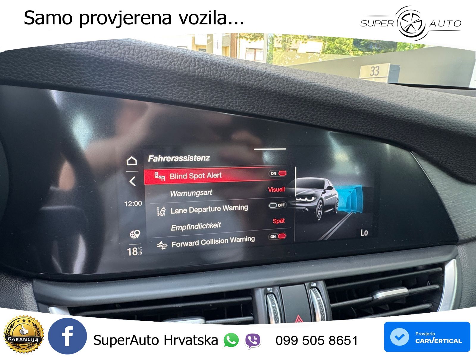 Alfa Romeo Giulia 2.0 Turbo (280 KS) Q4 Automatic LED+GR SJED+ACC