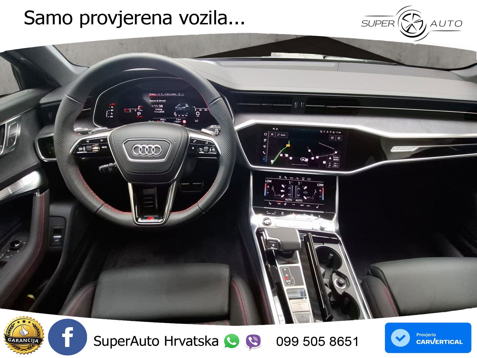 Audi A6 40 TDI (204 KS) quattro ultra S tronic S line LED+GR SJED+ACC