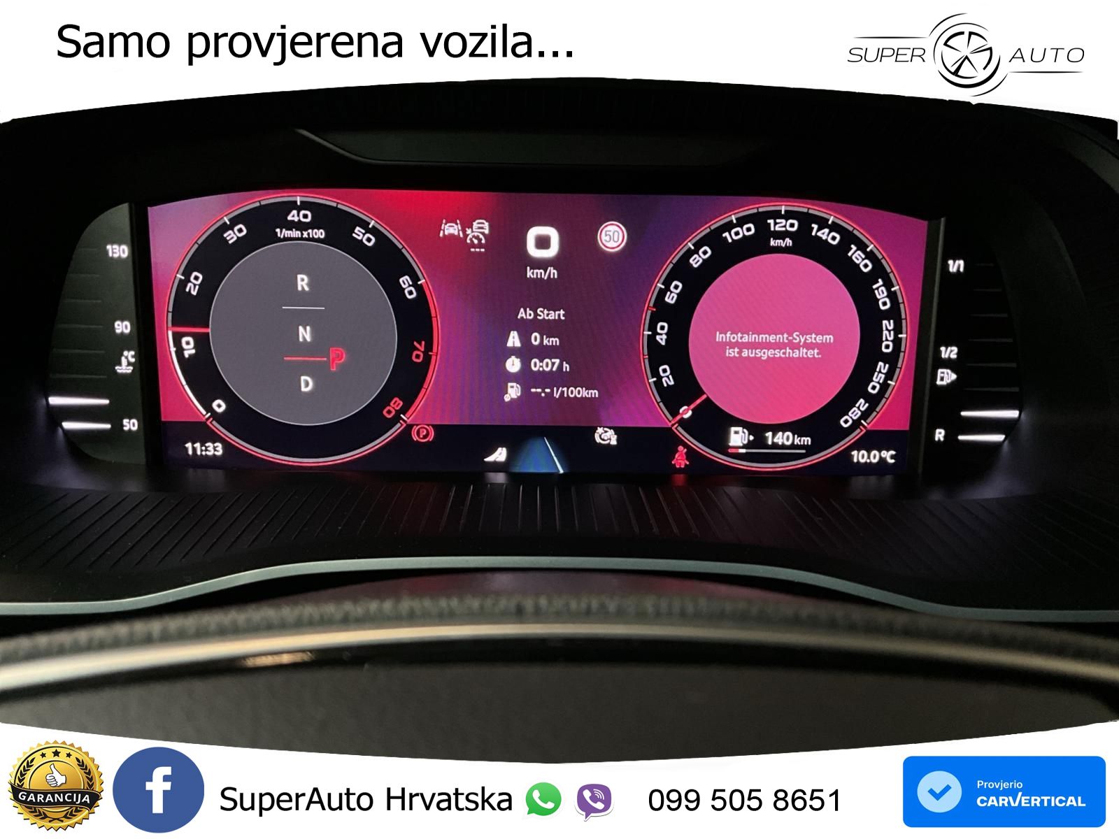 Škoda Octavia Combi RS 2.0 TSI (265 KS) DSG