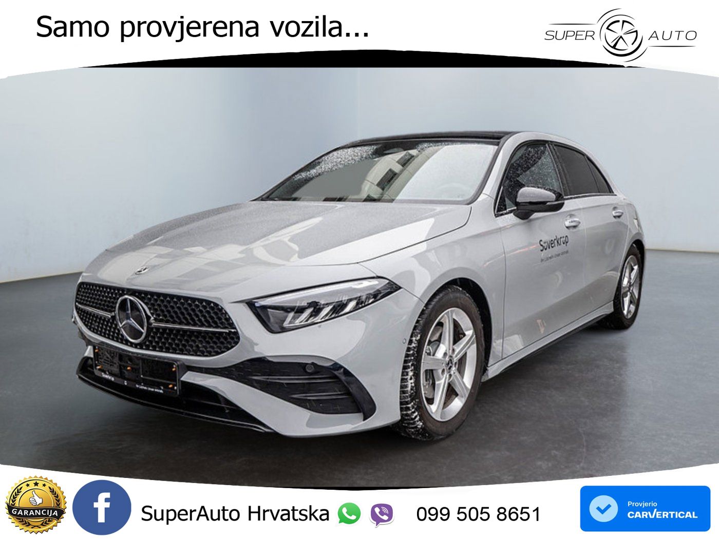 Mercedes-Benz A 180d 8G-DCT AMG LED+GR SJED+ACC