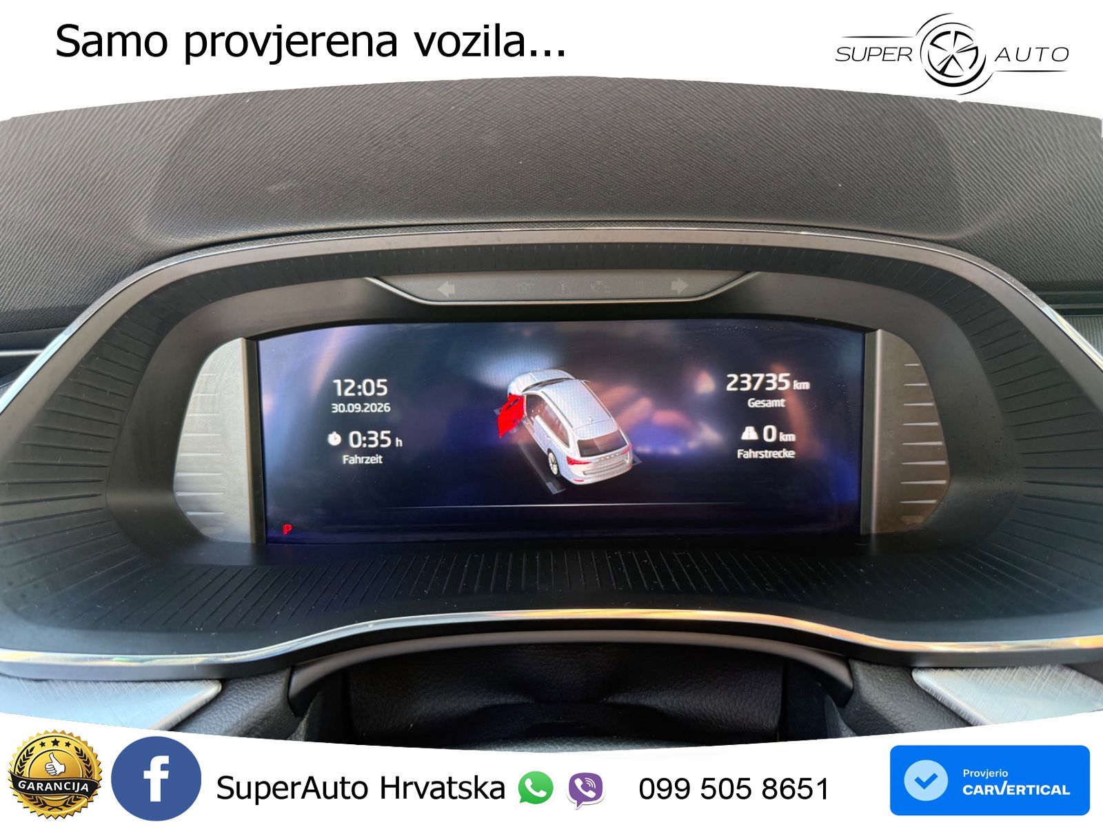 Škoda Octavia Combi 2.0 TDI (150 KS) DSG LED+GR SJED+ACC