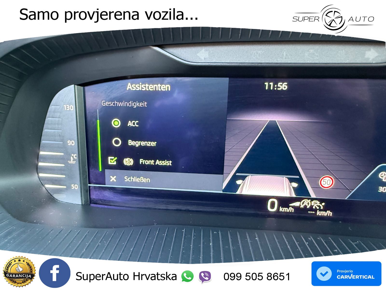 Škoda Octavia Combi 2.0 TDI (150 KS) DSG LED+GR SJED+ACC