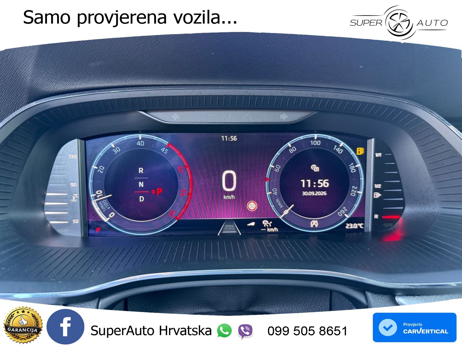 Škoda Octavia Combi 2.0 TDI (150 KS) DSG LED+GR SJED+ACC