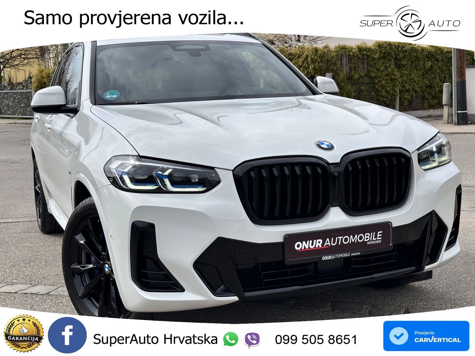 BMW X3 30d xDrive Steptronic M Sport LED+GR SJED+ACC