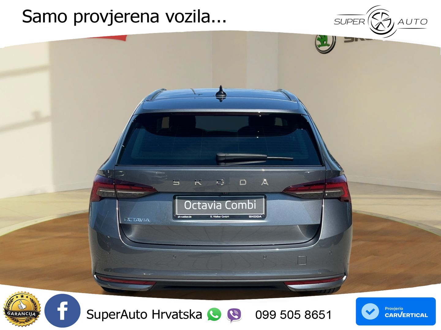Škoda Octavia Combi 2.0 TDI (150 KS) DSG MATRIX+GR SJED+KAM