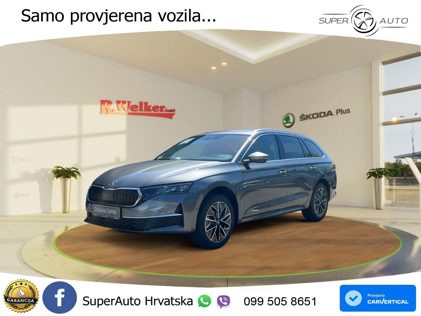 Škoda Octavia Combi 2.0 TDI (150 KS) DSG MATRIX+GR SJED+KAM