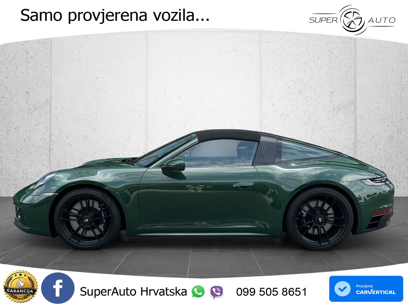 Porsche 911 Targa 4 GTS 3.0 (480 KS) PDK LED+GR SJED+ACC