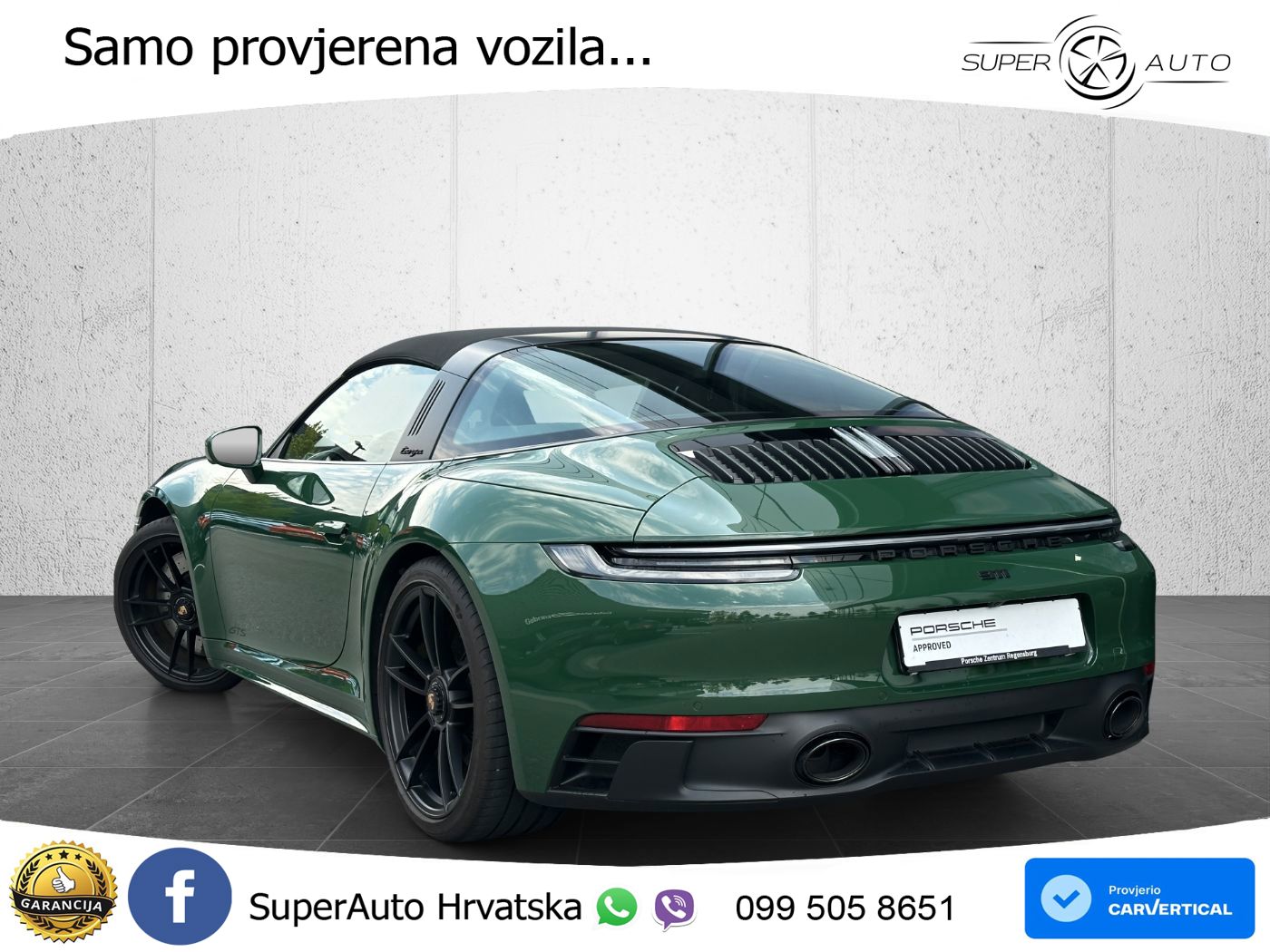 Porsche 911 Targa 4 GTS 3.0 (480 KS) PDK LED+GR SJED+ACC