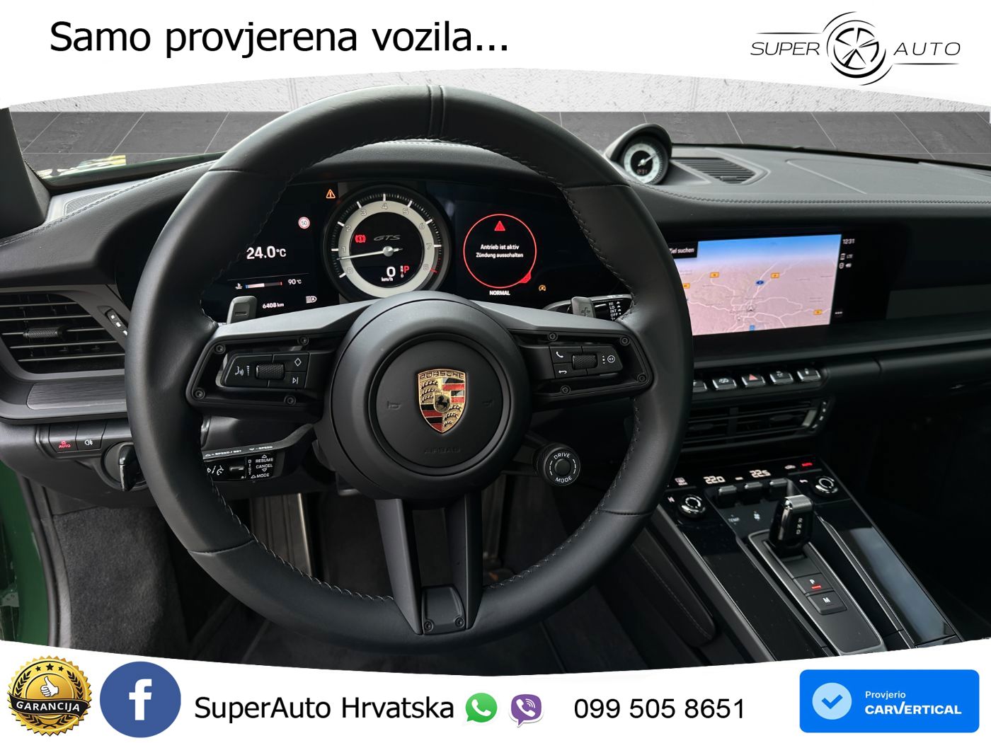 Porsche 911 Targa 4 GTS 3.0 (480 KS) PDK LED+GR SJED+ACC