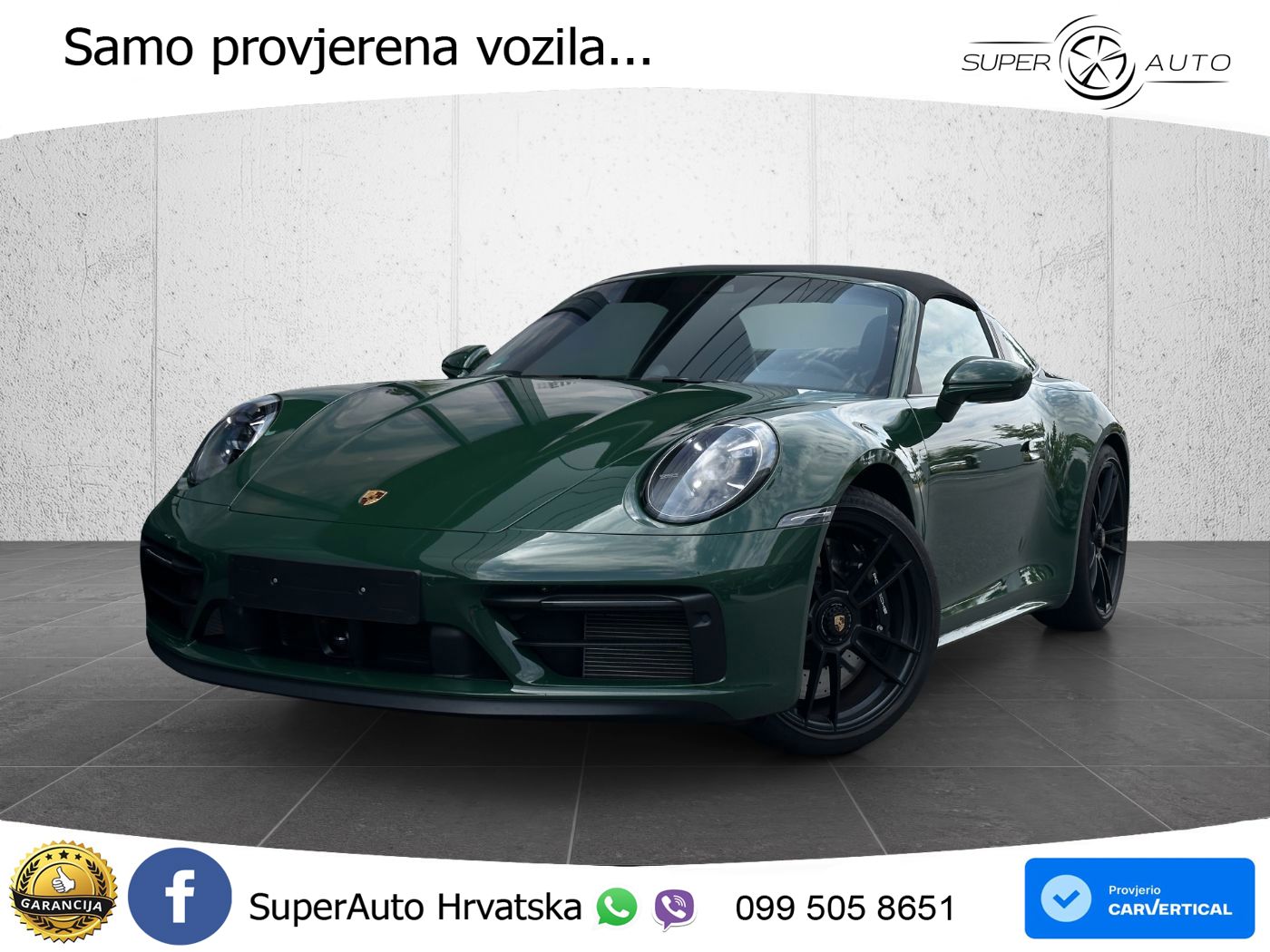 Porsche 911 Targa 4 GTS 3.0 (480 KS) PDK LED+GR SJED+ACC