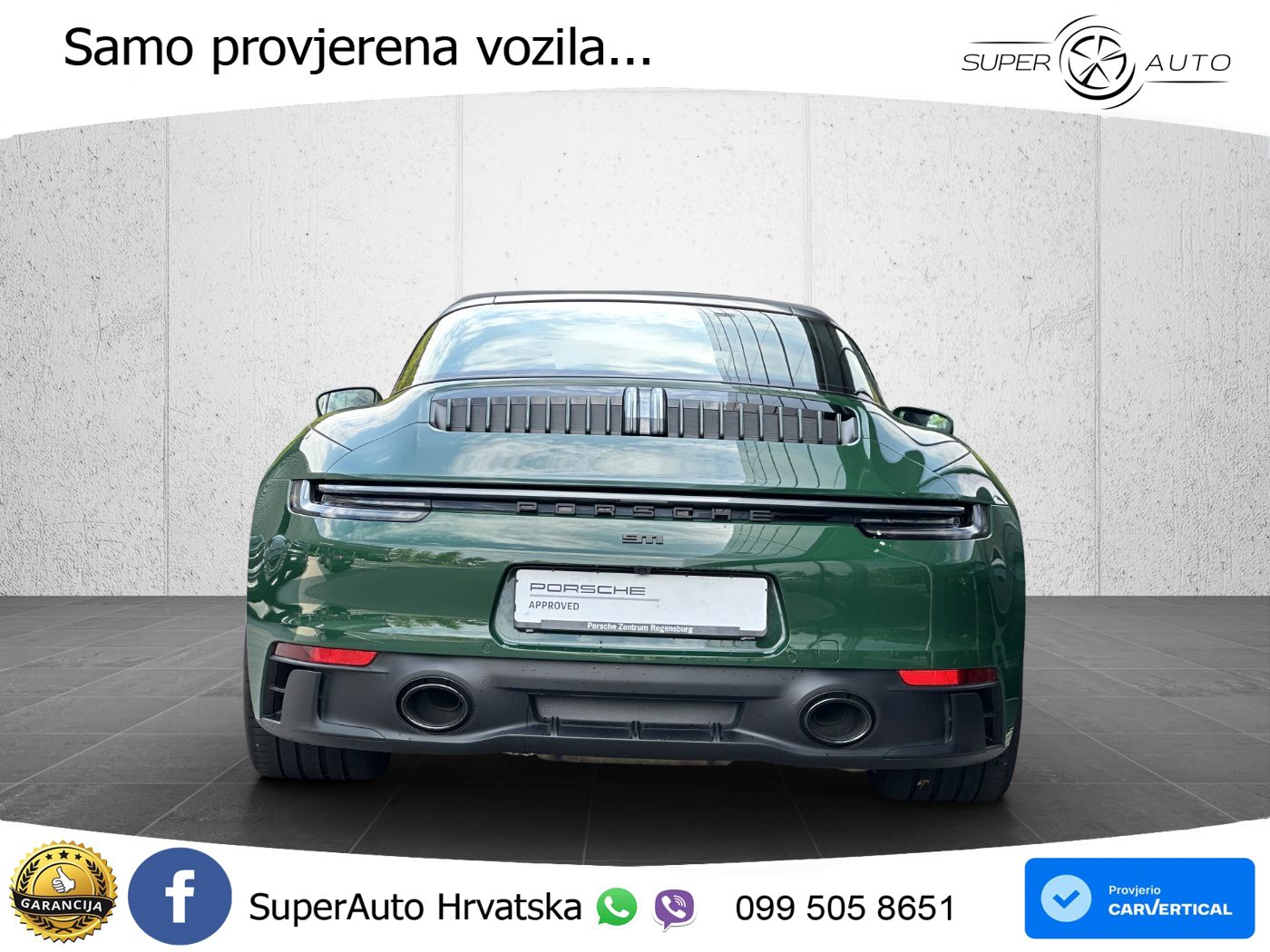 Porsche 911 Targa 4 GTS 3.0 (480 KS) PDK LED+GR SJED+ACC
