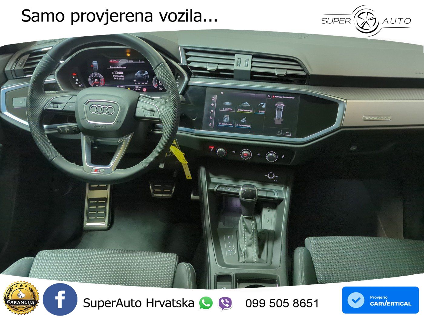 Audi Q3 Sportback 35 TDI (150 KS) quattro S tronic S line LED+GR SJED+ACC