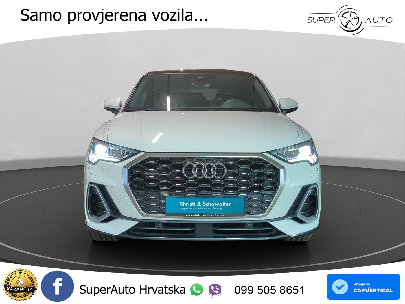 Audi Q3 Sportback 35 TDI (150 KS) quattro S tronic S line LED+GR SJED+ACC