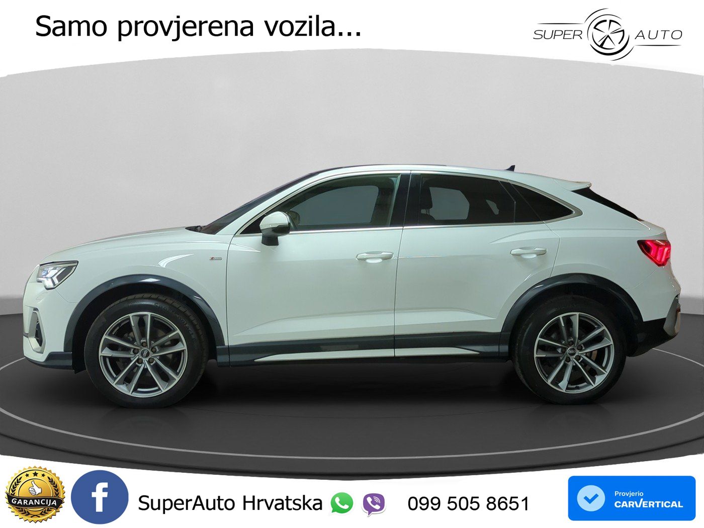 Audi Q3 Sportback 35 TDI (150 KS) quattro S tronic S line LED+GR SJED+ACC