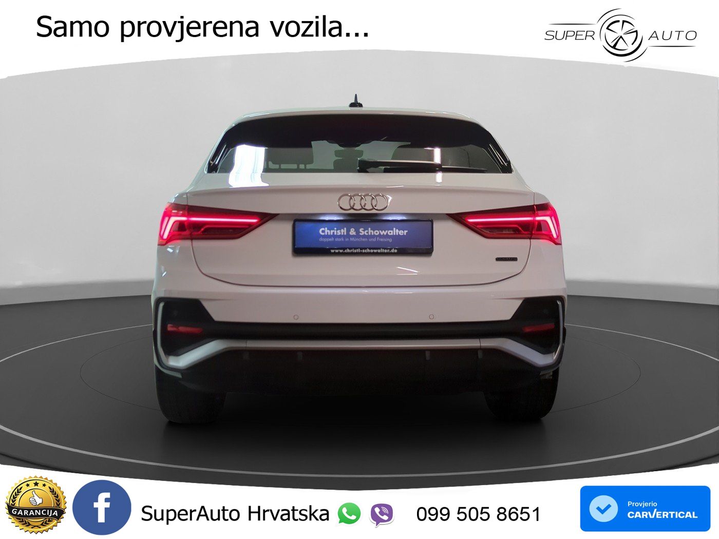 Audi Q3 Sportback 35 TDI (150 KS) quattro S tronic S line LED+GR SJED+ACC